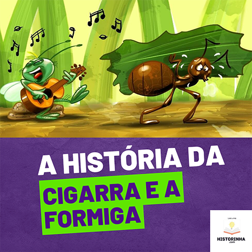 thumbnail da história da Cigarra e a formiga