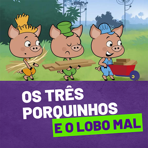 thumbnail dos três porquinhos e o lobo mal